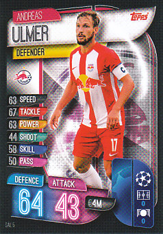 Andreas Ulmer Red Bull Salzburg 2019/20 Topps Match Attax CL #SAL5